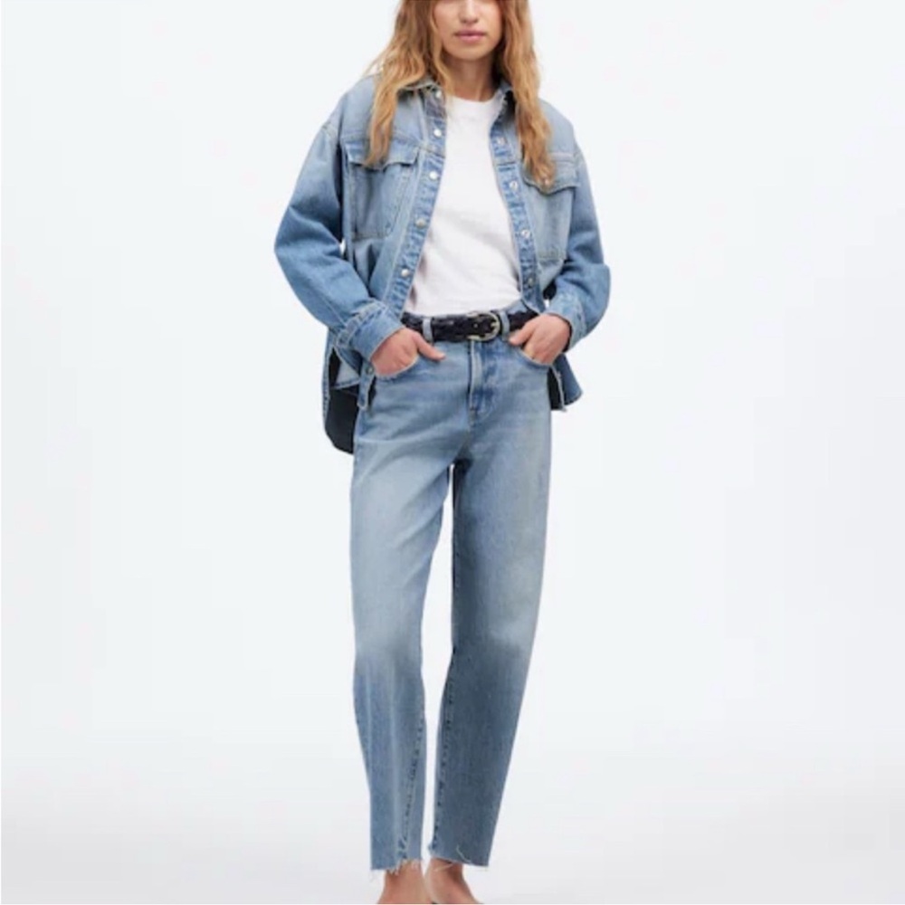 Madewell The Perfect Vintage Wide-Leg Crop Jeans - Picture 3 of 7